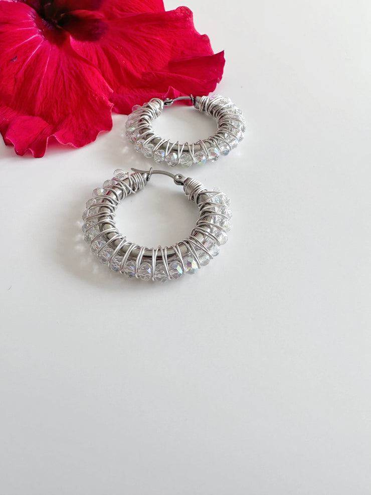 Stainless Steel Hypoallergenic Medium Hoops