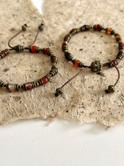 Agate and Hematite Bracelet