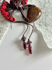 Flamboyan with Golden Red Pietersite