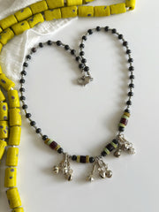 Ethnic Beaded Necklace Bells