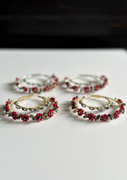 Hand Wrapped Double Layer Hoops