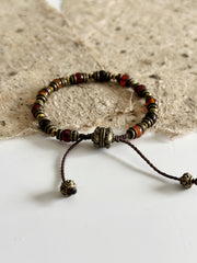 Agate and Hematite Bracelet
