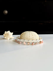 Pink Lace Agate Anklet