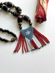 Bandera Artesanal Collar Taino