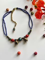 Ethnic Bell Turquoise Necklace