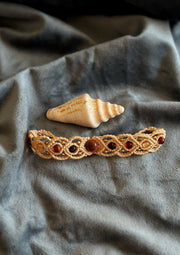 Agate Macrame Bracelet