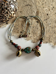 Ethnic Brass Bell Necklace
