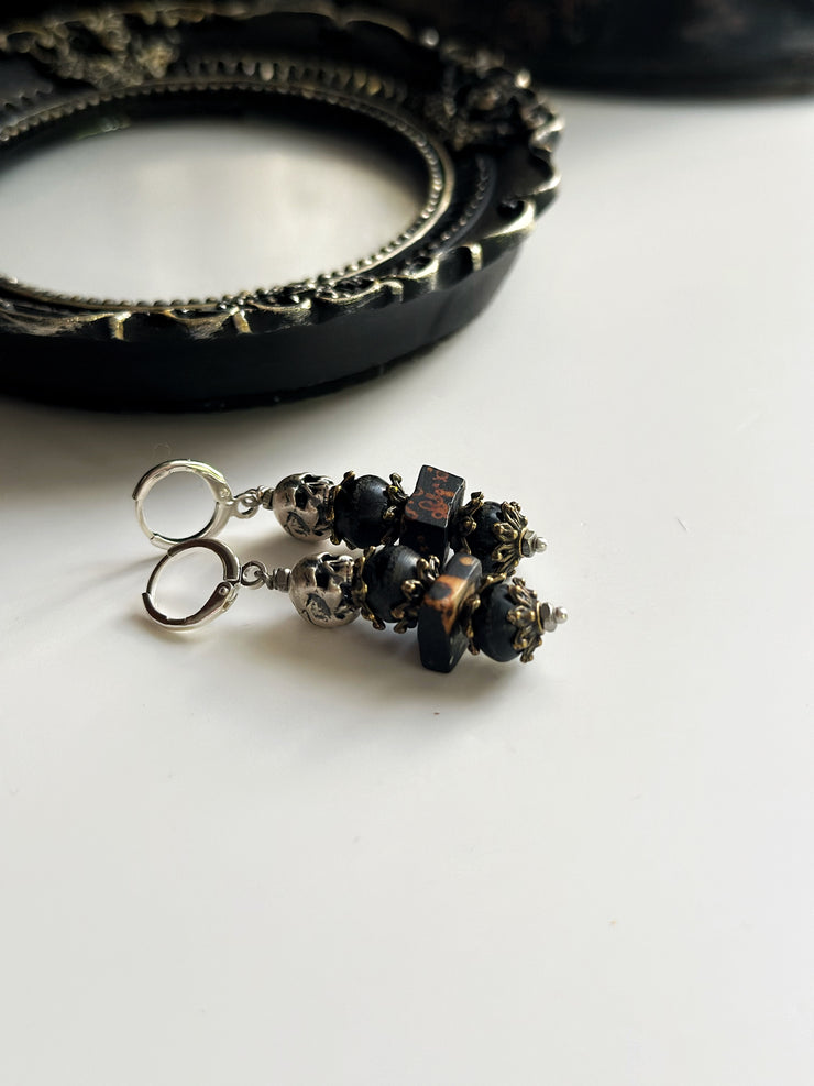 925 Silver Skull Plug Friendly Earrings