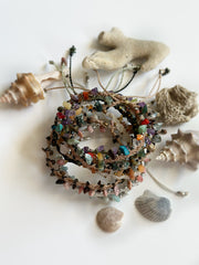 Multi Gemstone Anklet