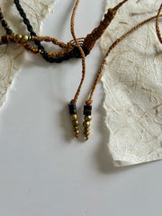 Dark Boho Ethnic Layered Necklace