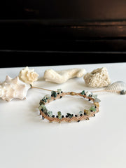 Moss Agate Anklet