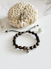 Skull Bracelet Tibetan Bead