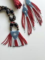 Bandera Artesanal Collar Taino