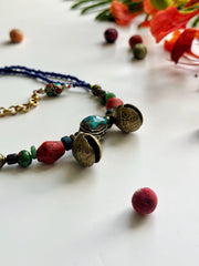 Ethnic Bell Turquoise Necklace