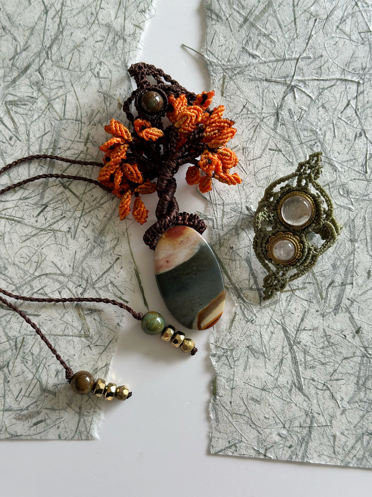 Flamboyan with Ocean Jasper