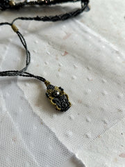 Medieval Gothic Macrame Cross Set