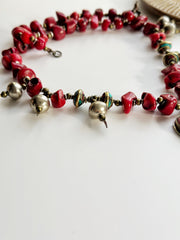 Unique Ethnic Afghan Horse Coral Necklace