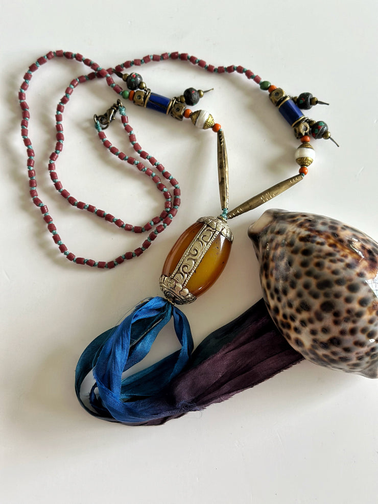 Ethnic Beaded Necklace