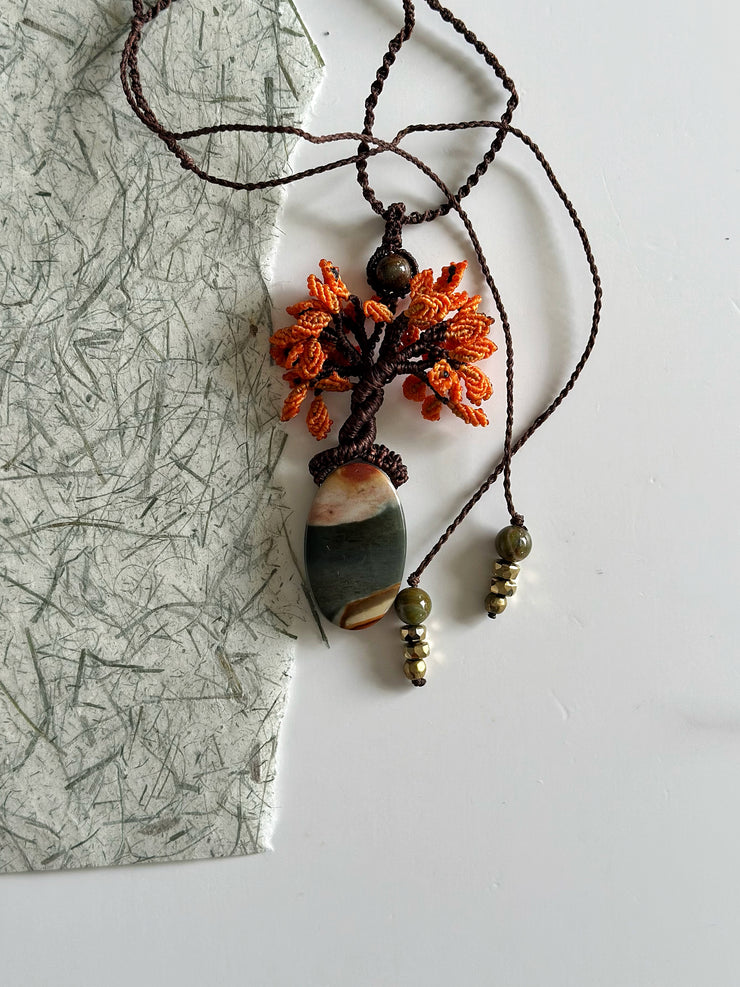 Flamboyan with Ocean Jasper
