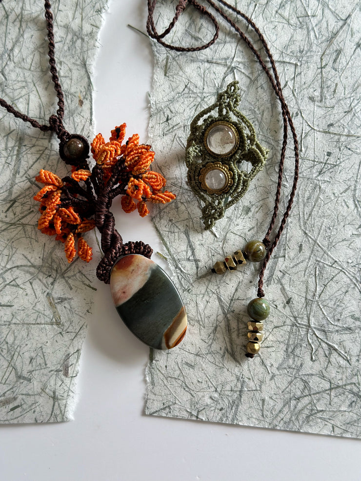 Flamboyan with Ocean Jasper