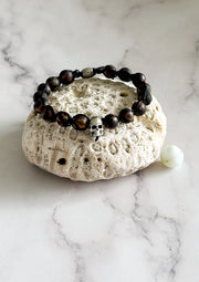 Skull Bracelet Tibetan Bead