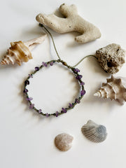 Amethyst Anklet