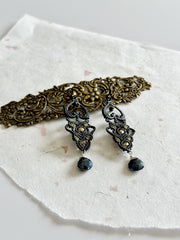 Medieval Gothic Macrame Cross Set