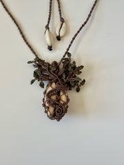 Bonsai Tree of Life Macrame Necklace