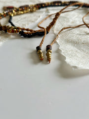 Dark Boho Ethnic Layered Necklace