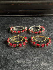 Hand Wrapped Double Layer Hoops