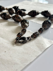 Agate Skull Dagger Necklace