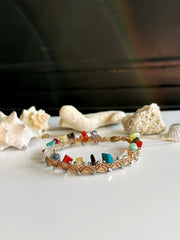 Multi Gemstone Anklet