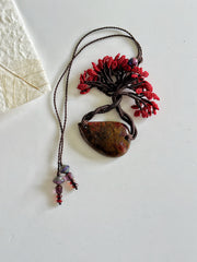 Flamboyan with Golden Red Pietersite