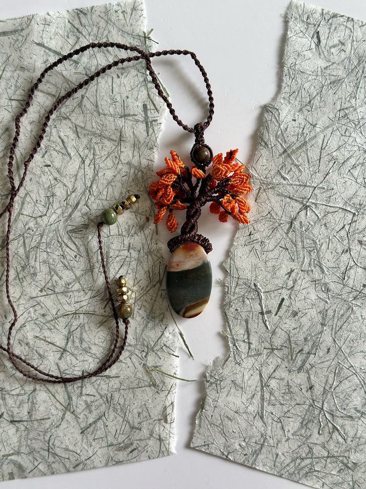 Flamboyan with Ocean Jasper