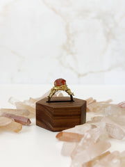 Raw Carnelian Ring