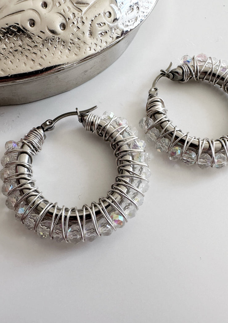 Stainless Steel Hypoallergenic Medium Hoops