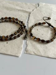 Silver and Agate Necklace