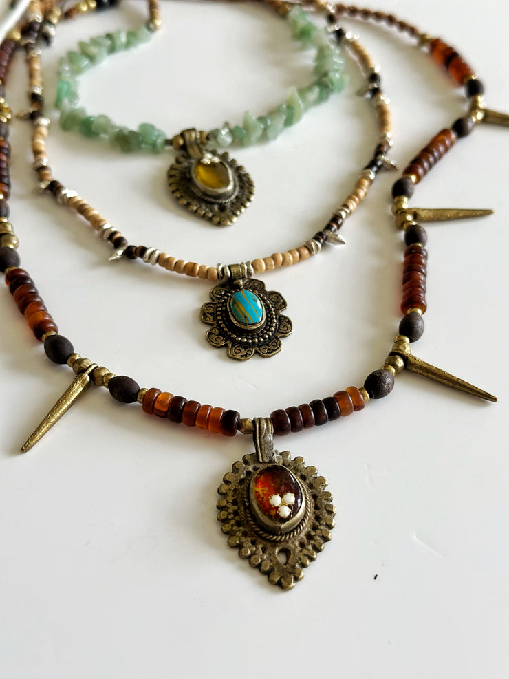 Ethnic Beaded Necklace