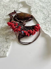 Flamboyan with Golden Red Pietersite