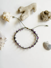 Amethyst Anklet