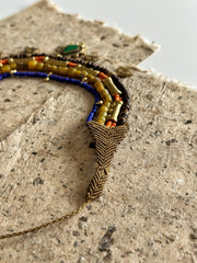 Ethnic Multi Layer Macrame Necklace