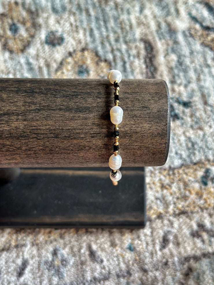 Beaded Pearl Bracelet