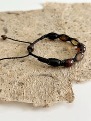Agate Macrame Bracelet