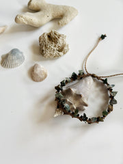 Moss Agate Anklet