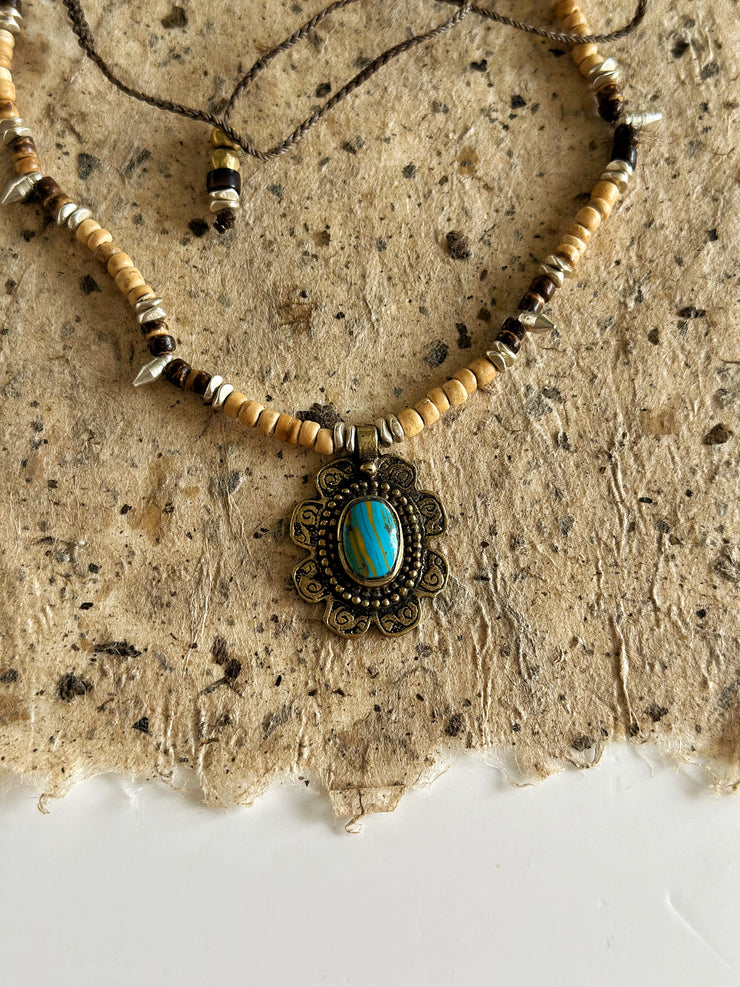 Ethnic Beaded Necklace