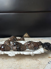 Agate Skull Dagger Necklace