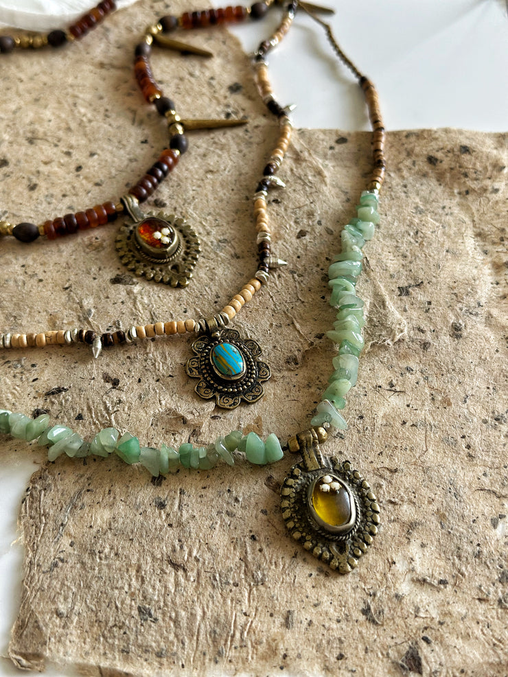 Ethnic Beaded Necklace