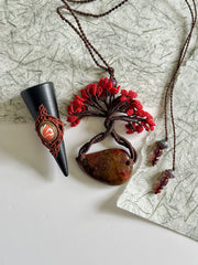 Flamboyan with Golden Red Pietersite