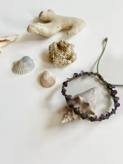 Amethyst Anklet