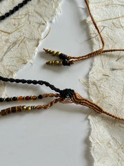 Dark Boho Ethnic Layered Necklace